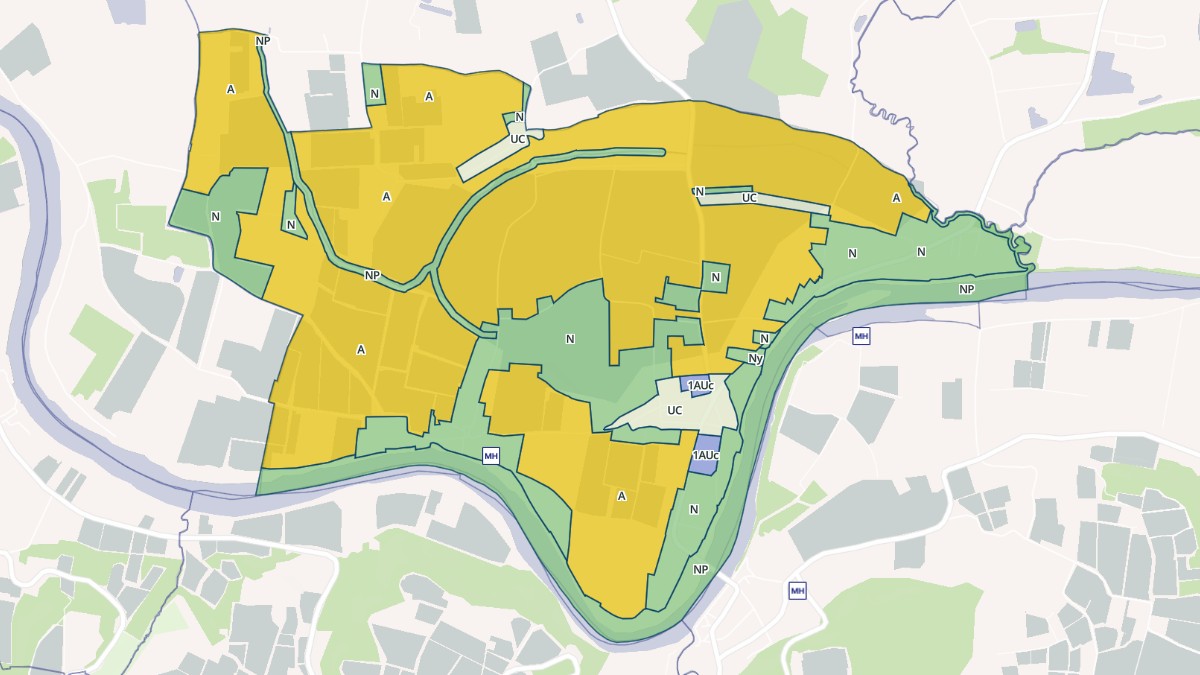 Aperçu cartographique de Saint-Seurin-de-Prats, centré sur la commune