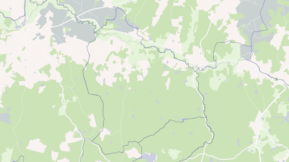 Aperçu cartographique de Saint-Vincent-Jalmoutiers, centré sur la commune