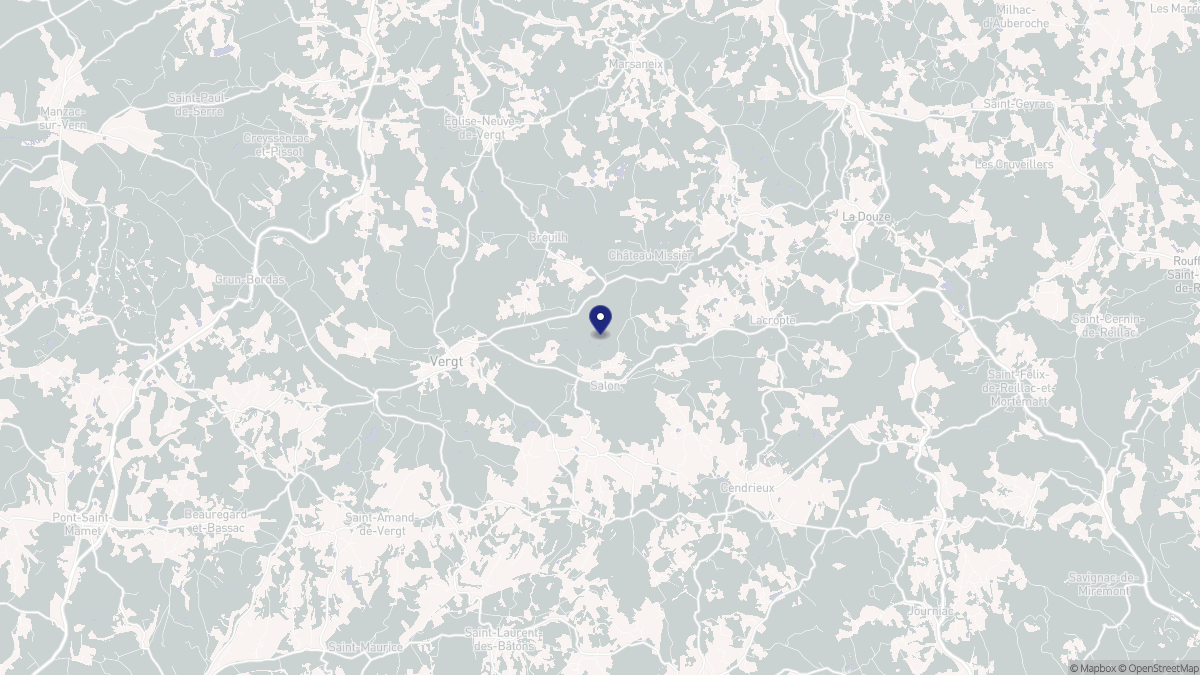Aperçu cartographique de Salon, centré sur la commune