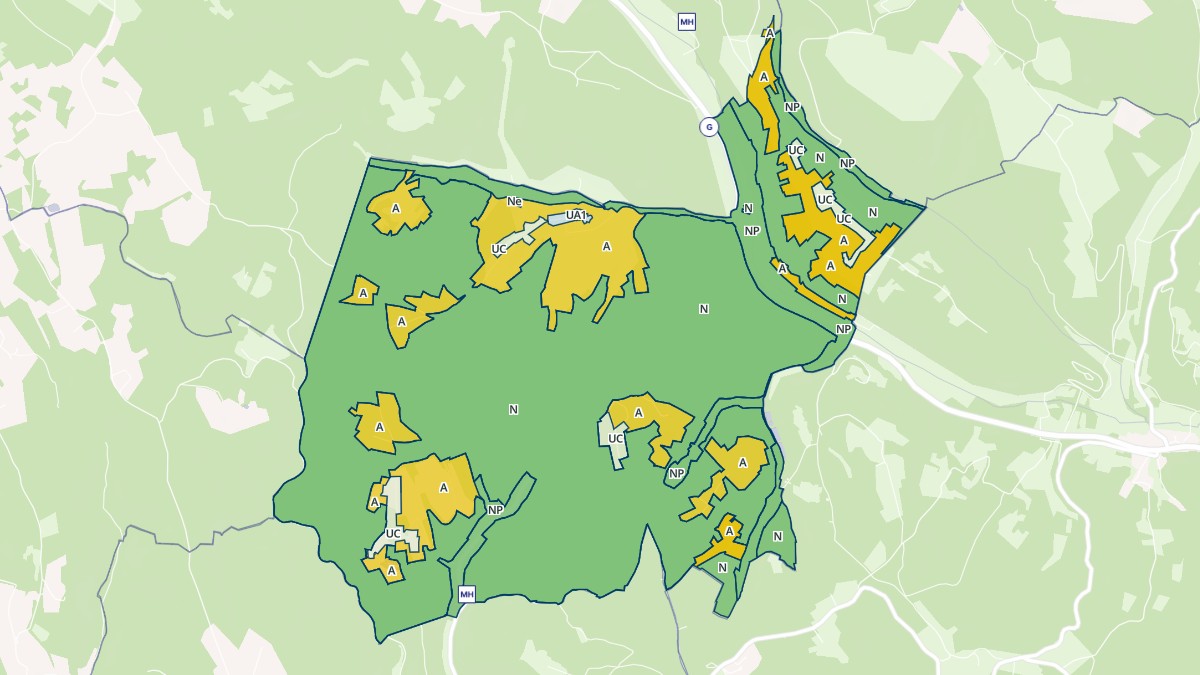 Aperçu cartographique de Savignac-de-Miremont, centré sur la commune