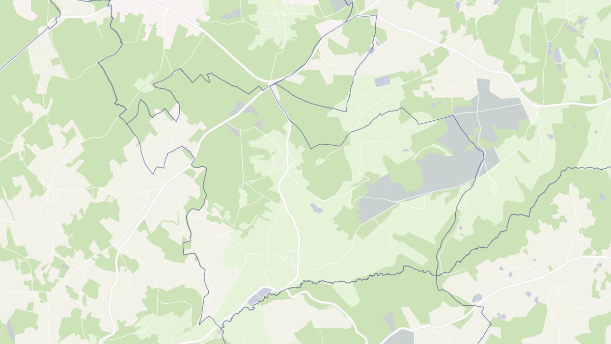 Aperçu cartographique de Soudat, centré sur la commune