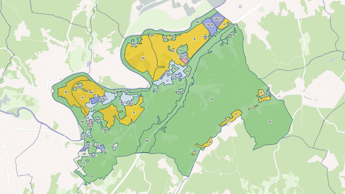 Aperçu cartographique de Sourzac, centré sur la commune