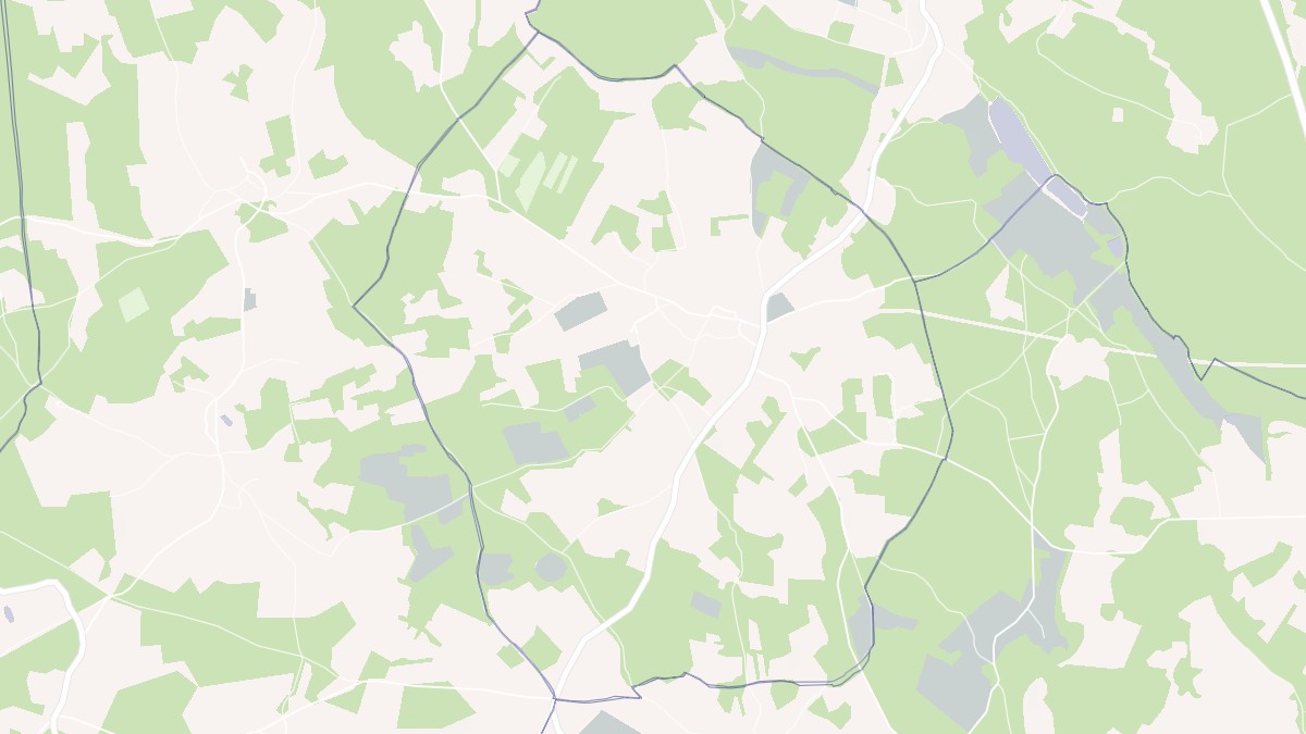 Aperçu cartographique de Temple-Laguyon, centré sur la commune
