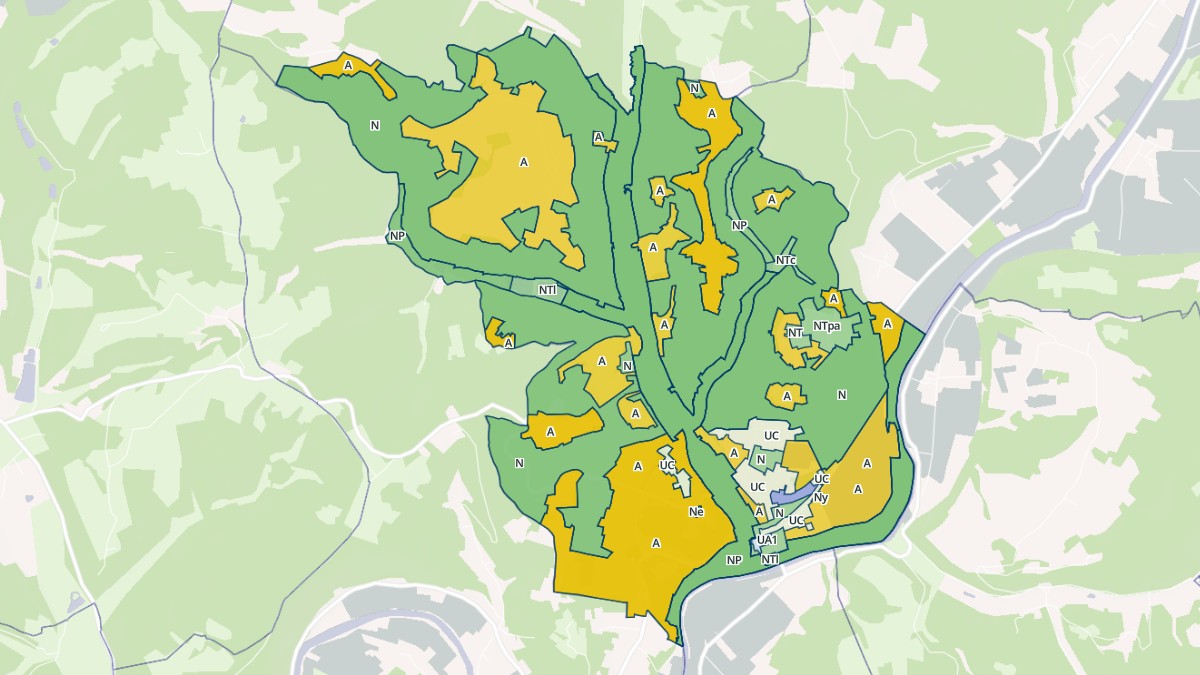 Aperçu cartographique de Thonac, centré sur la commune