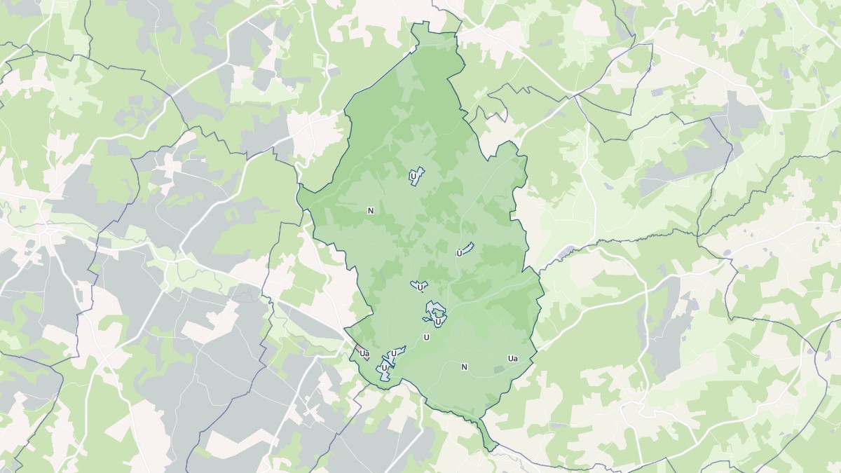 Aperçu cartographique de Varaignes, centré sur la commune