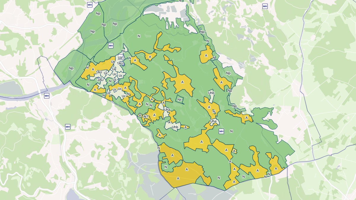 Aperçu cartographique de Veyrignac, centré sur la commune