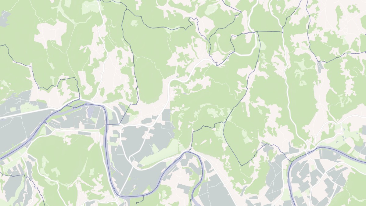 Aperçu cartographique de Vézac, centré sur la commune
