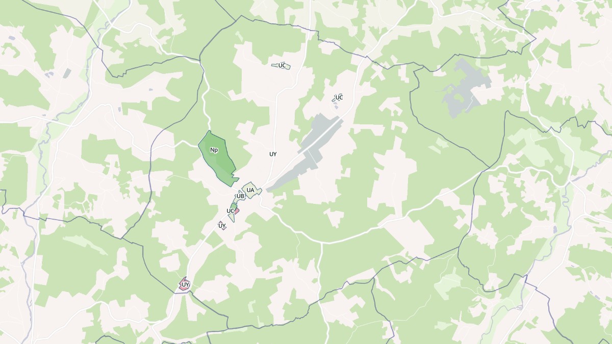 Aperçu cartographique de Villars, centré sur la commune