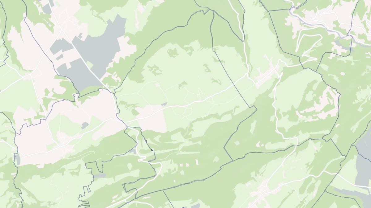Aperçu cartographique de Amathay-Vésigneux, centré sur la commune