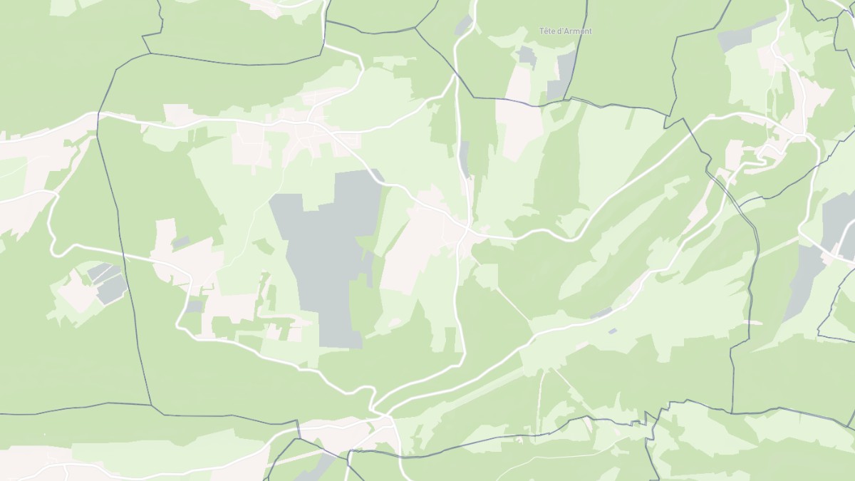 Aperçu cartographique de Anteuil, centré sur la commune