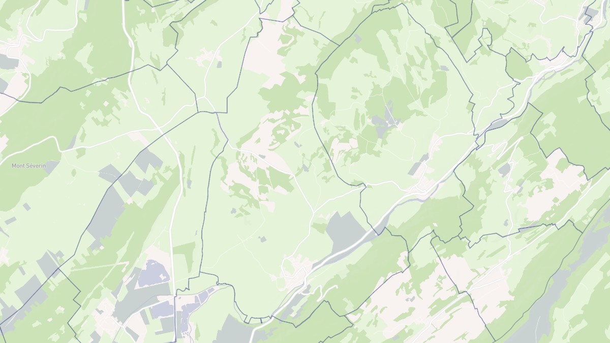 Aperçu cartographique de Arçon, centré sur la commune