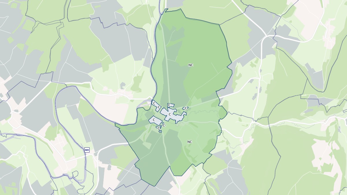 Aperçu cartographique de Avilley, centré sur la commune