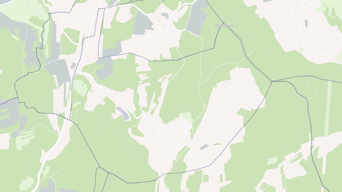 Aperçu cartographique de Beutal, centré sur la commune