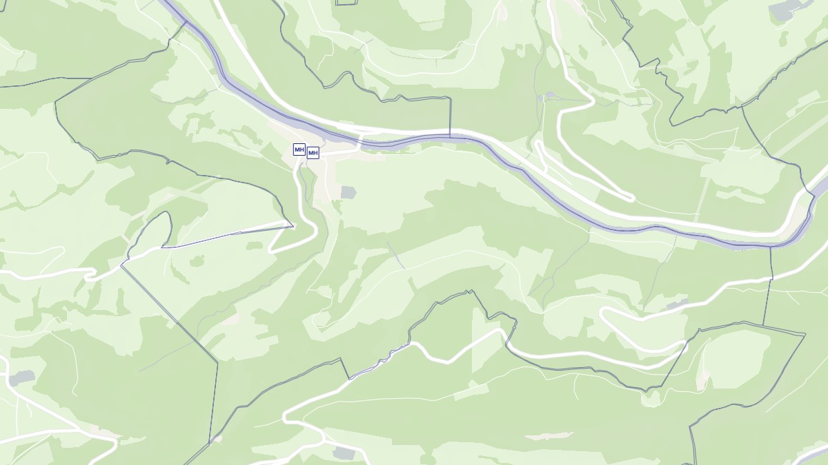 Aperçu cartographique de Bief, centré sur la commune
