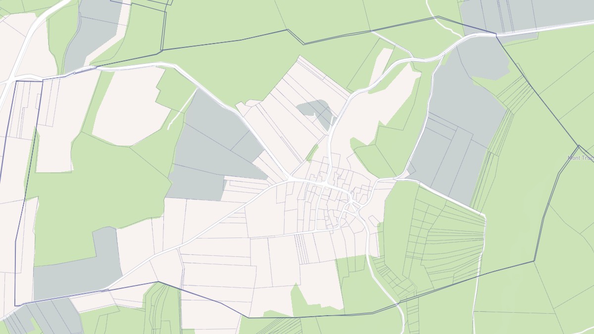 Aperçu cartographique de Bretigney, centré sur la commune