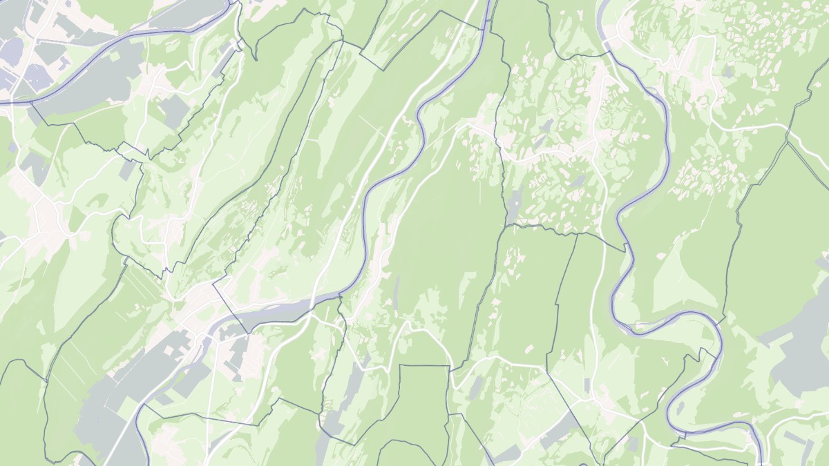 Aperçu cartographique de Cessey, centré sur la commune