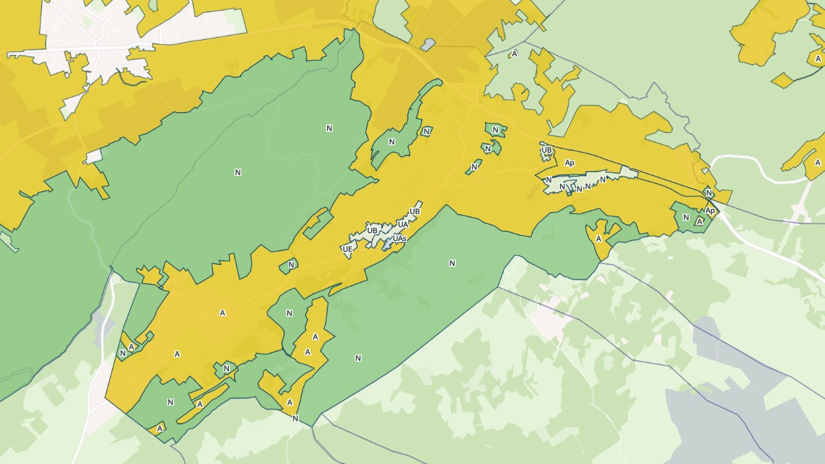 Aperçu cartographique de Chapelle-d'Huin, centré sur la commune