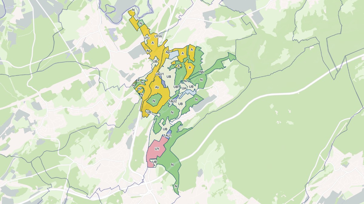 Aperçu cartographique de Châtillon-le-Duc, centré sur la commune