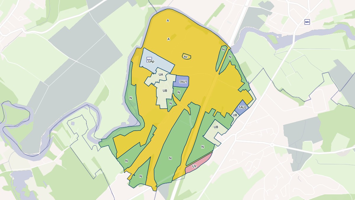 Aperçu cartographique de Chevroz, centré sur la commune