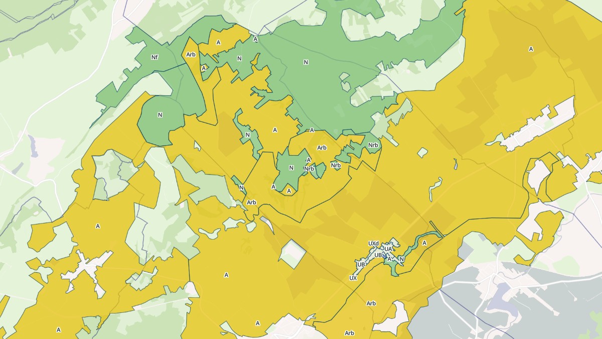 Aperçu cartographique de Dompierre-les-Tilleuls, centré sur la commune