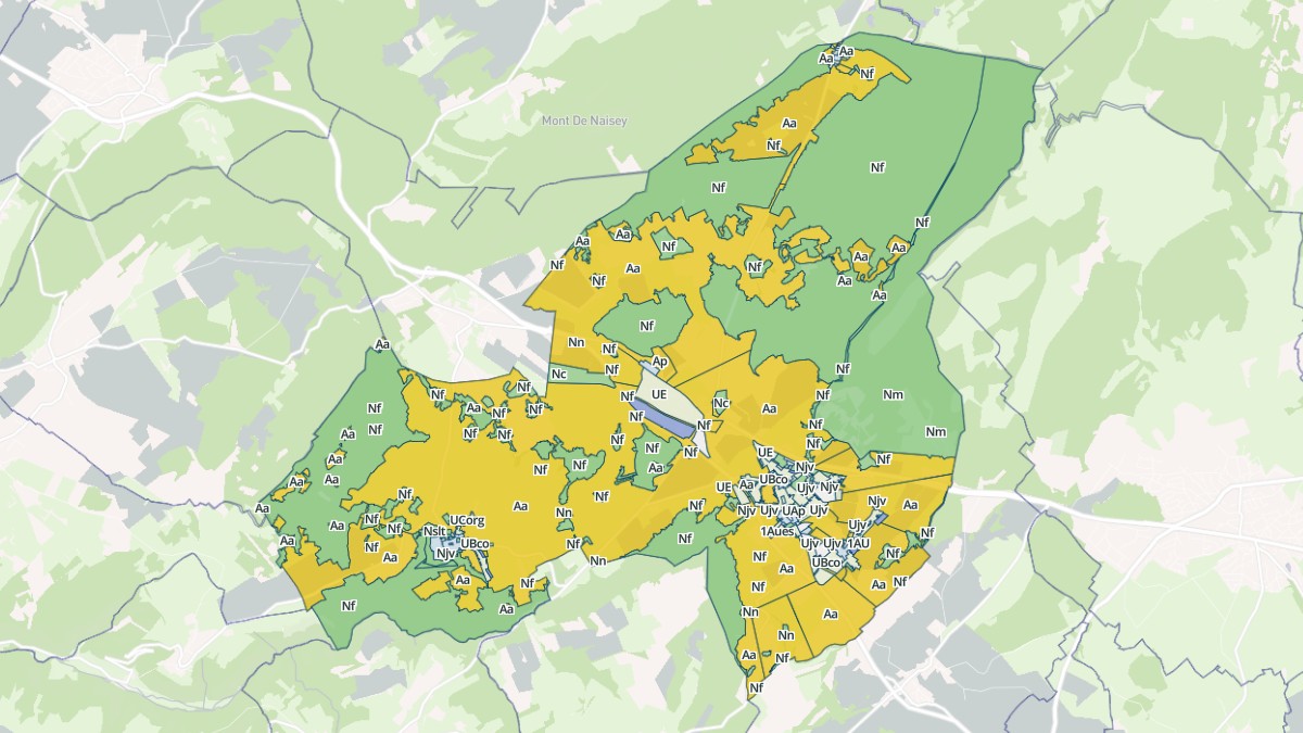 Aperçu cartographique de Étalans, centré sur la commune