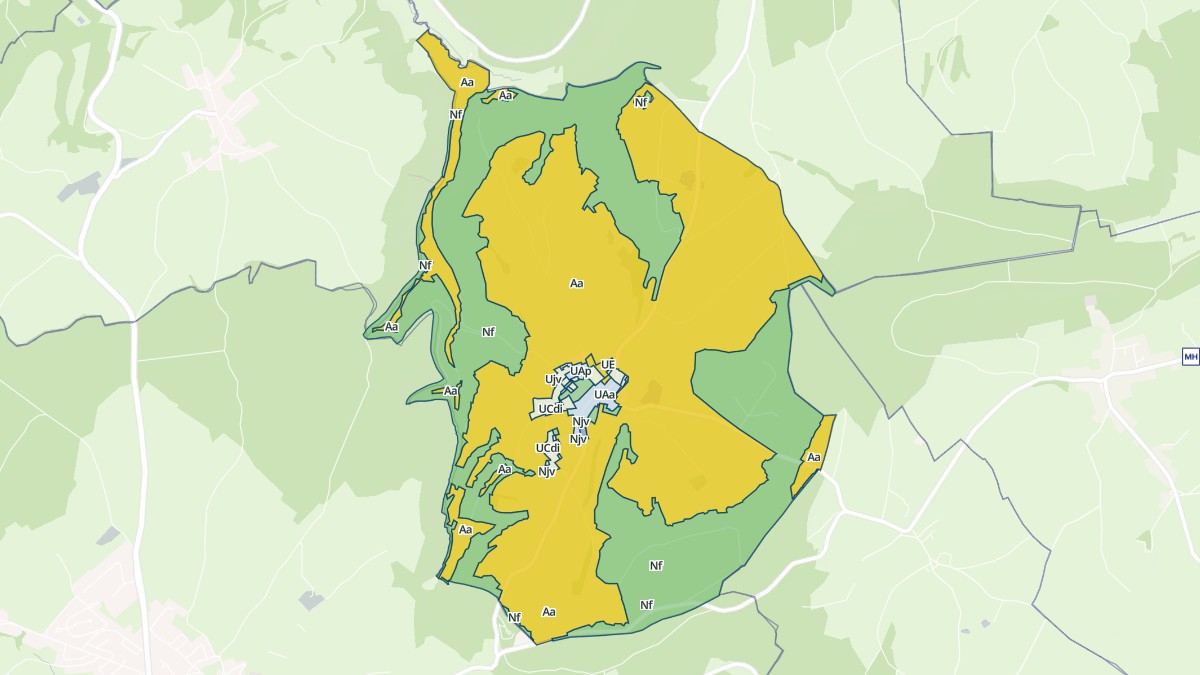 Aperçu cartographique de Eysson, centré sur la commune