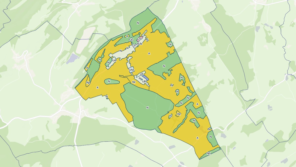 Aperçu cartographique de Les Fontenelles, centré sur la commune