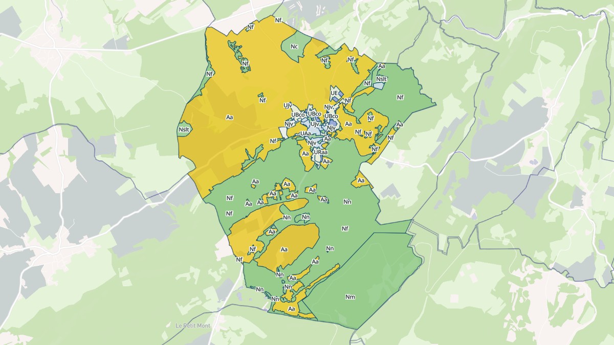 Aperçu cartographique de Gonsans, centré sur la commune