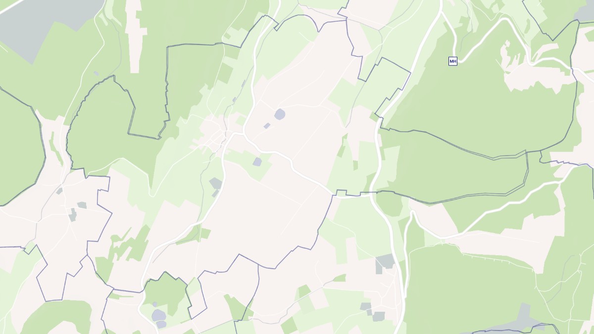 Aperçu cartographique de Gouhelans, centré sur la commune
