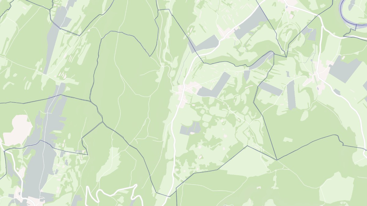 Aperçu cartographique de Goux-sous-Landet, centré sur la commune