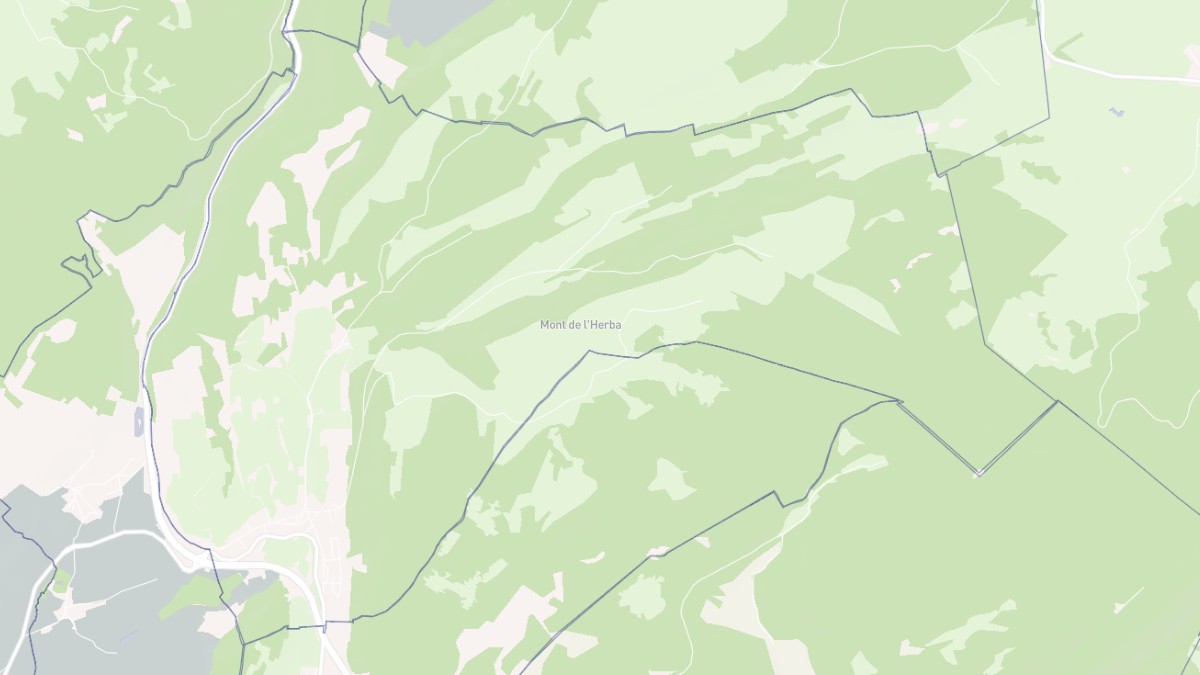 Aperçu cartographique de Les Hôpitaux-Vieux, centré sur la commune