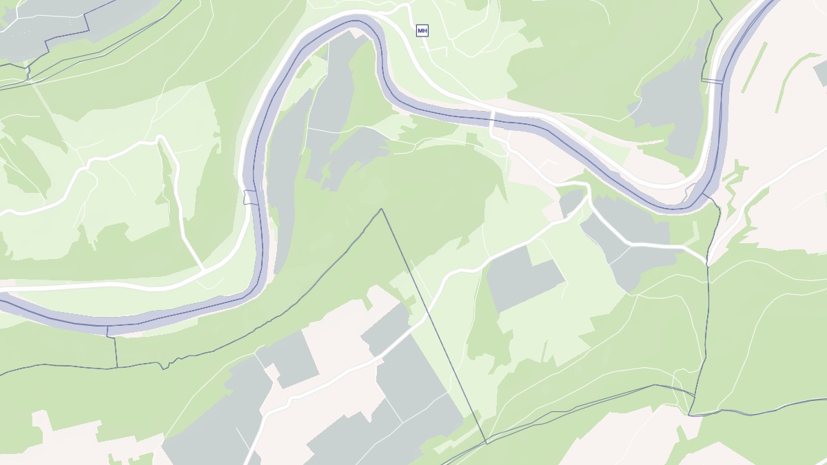 Aperçu cartographique de Hyèvre-Magny, centré sur la commune