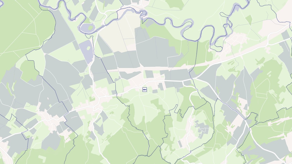 Aperçu cartographique de Jallerange, centré sur la commune