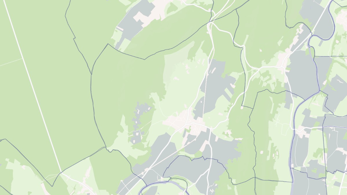 Aperçu cartographique de Liesle, centré sur la commune