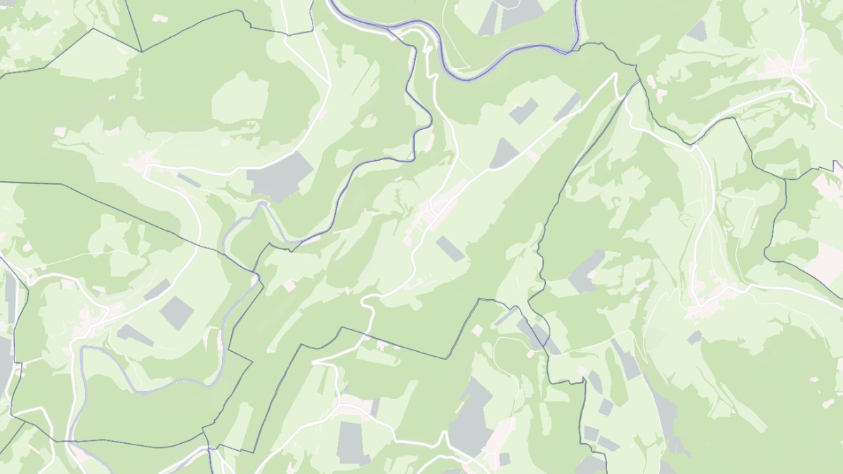 Aperçu cartographique de Lizine, centré sur la commune