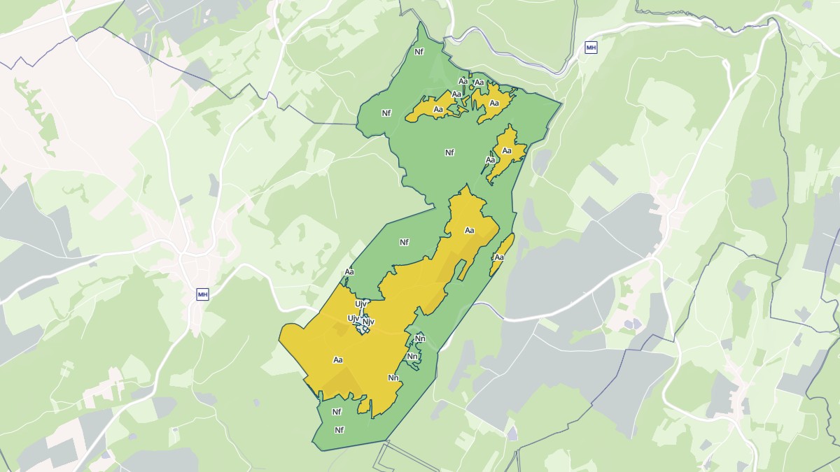 Aperçu cartographique de Magny-Châtelard, centré sur la commune