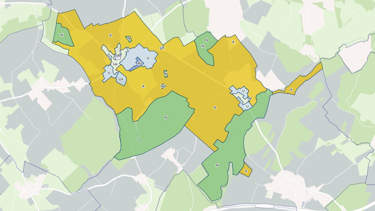Aperçu cartographique de Mercey-le-Grand, centré sur la commune