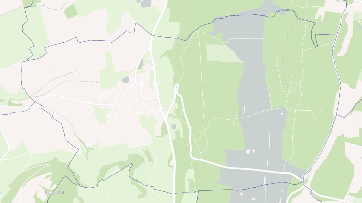 Aperçu cartographique de Mésandans, centré sur la commune
