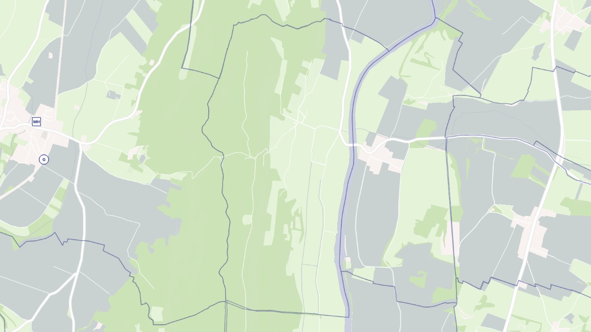 Aperçu cartographique de Mesmay, centré sur la commune