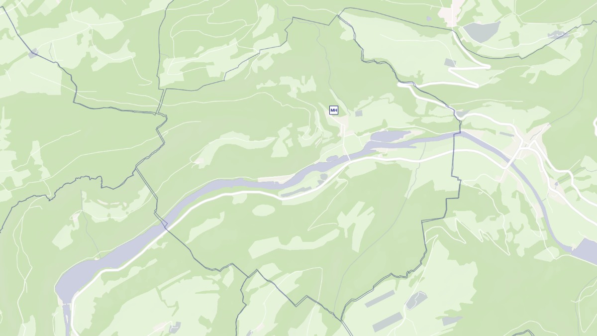 Aperçu cartographique de Montjoie-le-Château, centré sur la commune