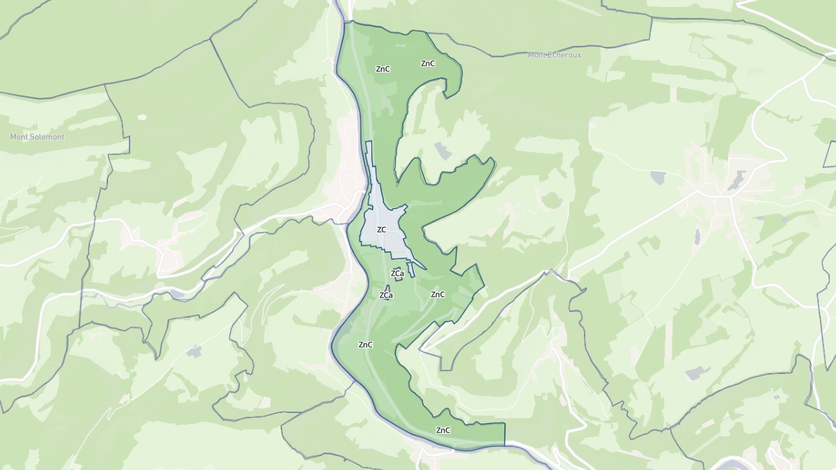 Aperçu cartographique de Noirefontaine, centré sur la commune