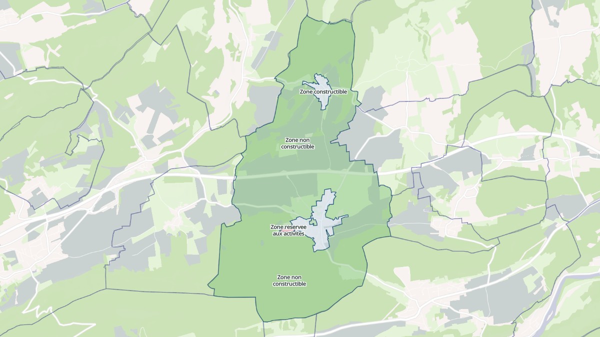 Aperçu cartographique de Pouligney-Lusans, centré sur la commune