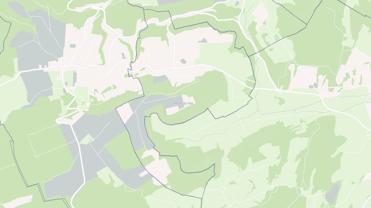 Aperçu cartographique de Randevillers, centré sur la commune