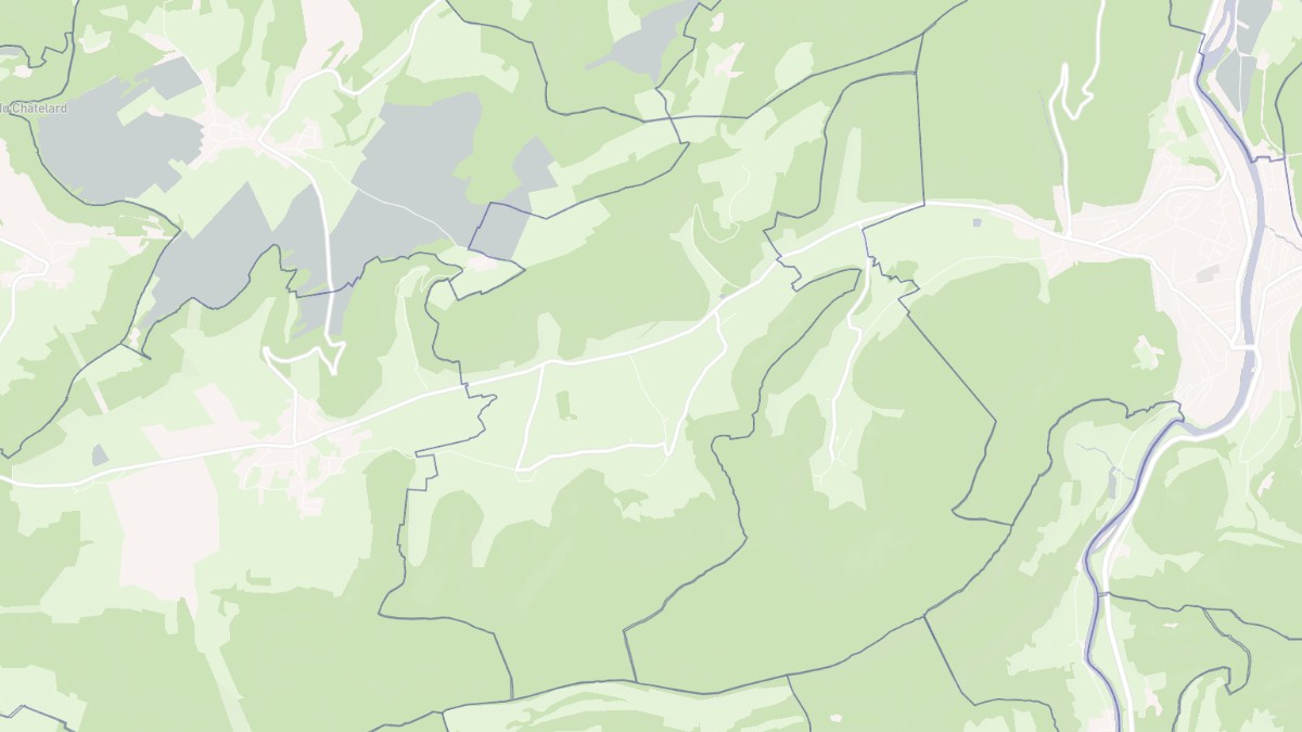 Aperçu cartographique de Rémondans-Vaivre, centré sur la commune