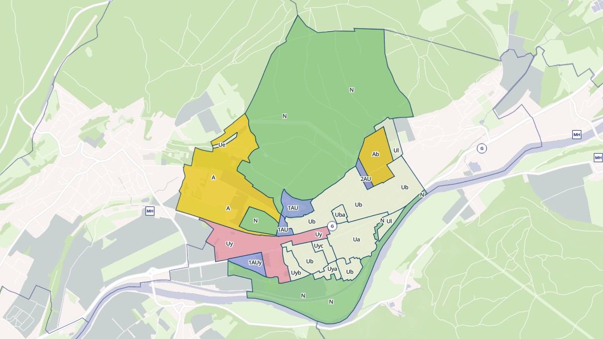 Aperçu cartographique de Roche-lez-Beaupré, centré sur la commune