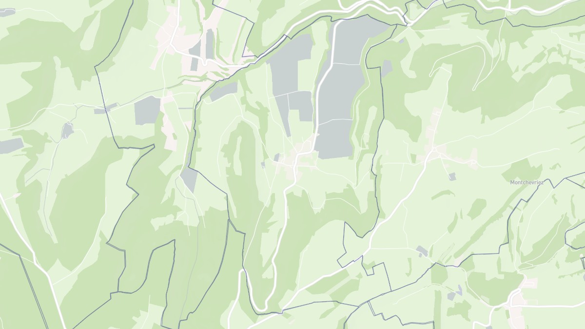 Aperçu cartographique de Rosières-sur-Barbèche, centré sur la commune