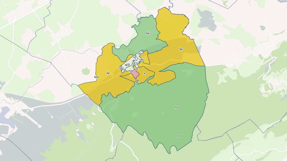 Aperçu cartographique de Sainte-Colombe, centré sur la commune