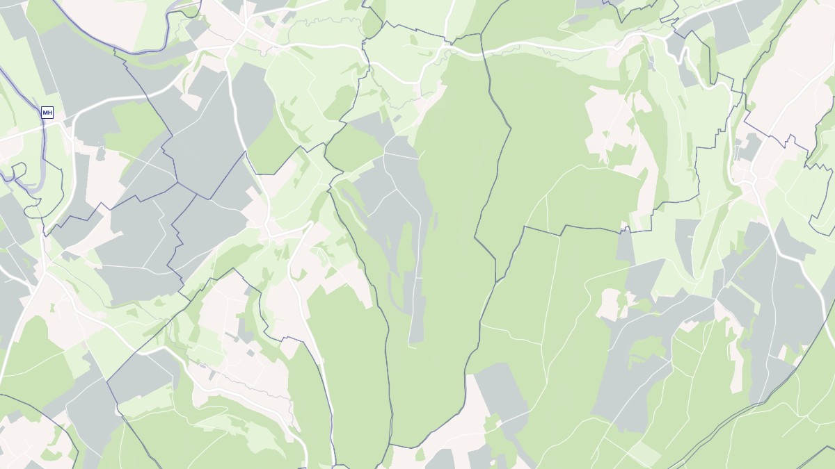 Aperçu cartographique de Tallans, centré sur la commune