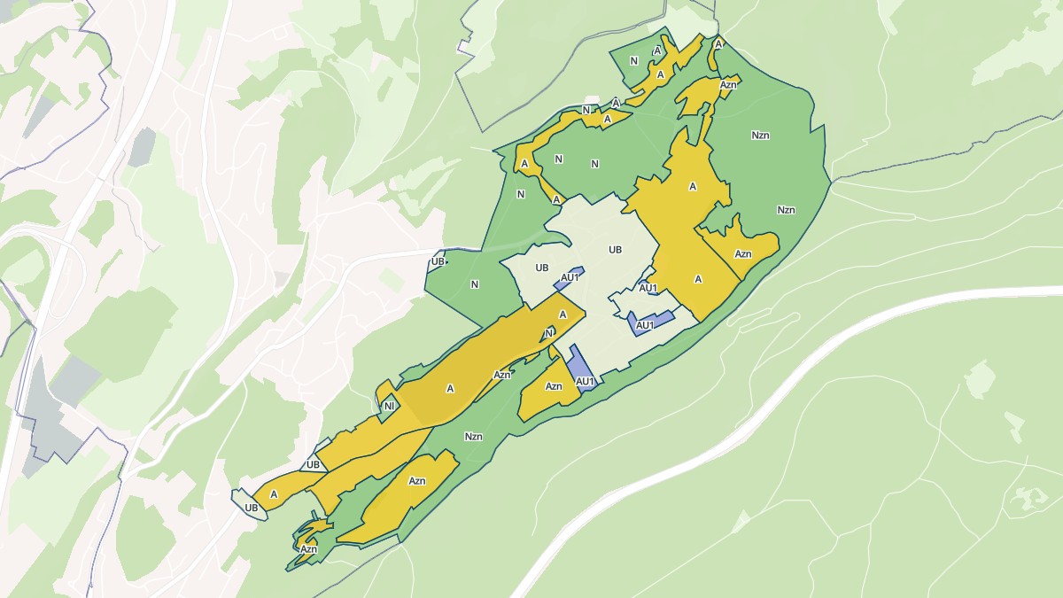 Aperçu cartographique de Tallenay, centré sur la commune