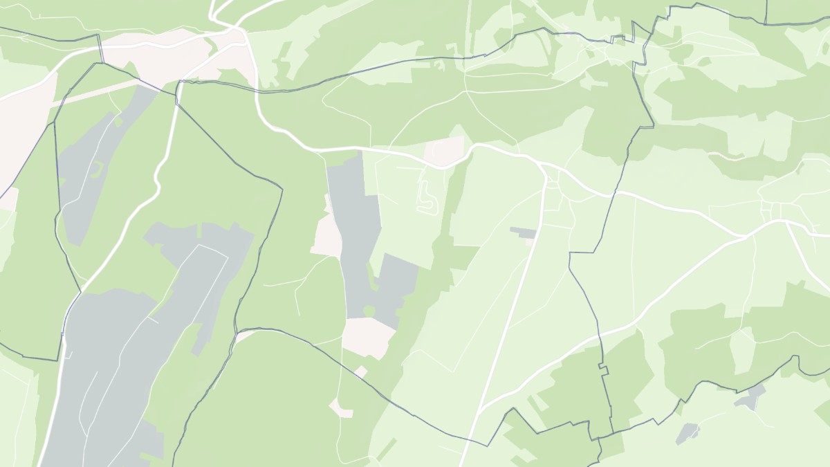 Aperçu cartographique de Vellerot-lès-Belvoir, centré sur la commune